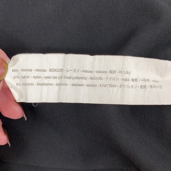 Zara Basic Black Zipper Detail Knit Leggings - Picture 16 of 16